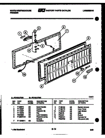 03 - Panel Parts parts for Frigidaire Freezer FC168JTW3 from AppliancePartsPros.com