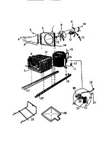 08 - Cooling System parts for Frigidaire Freezer FU017RRW1 from AppliancePartsPros.com