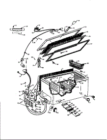 02 - Cabinet, System, Unit parts for Frigidaire Freezer FC268JTW2 from AppliancePartsPros.com