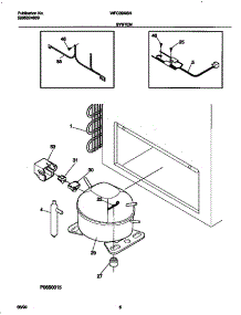 04 - System parts for Frigidaire Freezer WFC09M3HW0 from AppliancePartsPros.com