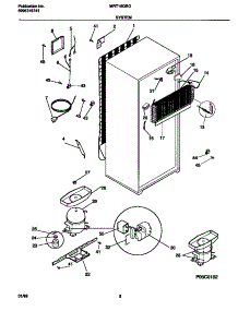 05 - System parts for Frigidaire Refrigerator MRT18GRGD1 from AppliancePartsPros.com