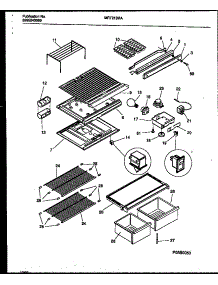 04 - Shelves And Supports parts for Frigidaire Refrigerator MRT21BRAZ0 from AppliancePartsPros.com