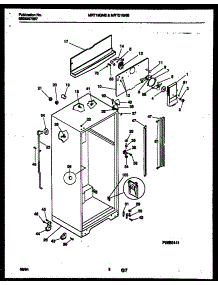 04 - Cabinet Parts parts for Frigidaire Refrigerator MRT21GNBW0 from AppliancePartsPros.com