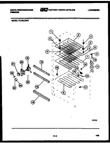 04 - Shelves And Supports parts for Frigidaire Freezer FU100JRW5 from AppliancePartsPros.com