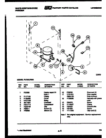 05 - System Parts parts for Frigidaire Freezer FU100JRW5 from AppliancePartsPros.com