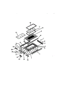 04 - Upper Door parts for Frigidaire Range GC932EXD2 from AppliancePartsPros.com