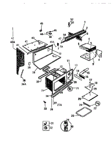 05 - Upper Body parts for Frigidaire Range GC932EXD2 from AppliancePartsPros.com