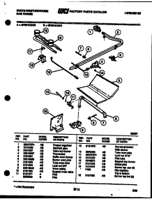 05 - Burner, Manifold And Gas Control parts for Frigidaire Range GF201KXD0 from AppliancePartsPros.com