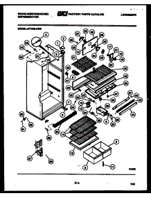 03 - Inner Parts parts for Frigidaire Freezer FC206LTW1 from AppliancePartsPros.com