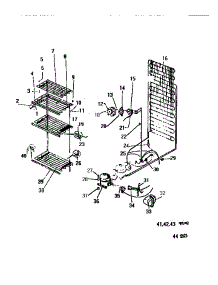 04 - System parts for Frigidaire Freezer FU100JRW2 from AppliancePartsPros.com