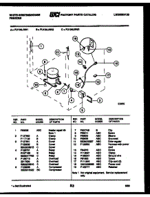 05 - System Parts parts for Frigidaire Freezer FU134LRW1 from AppliancePartsPros.com