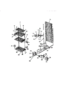 04 - Systems parts for Frigidaire Freezer FU134ERW1 from AppliancePartsPros.com
