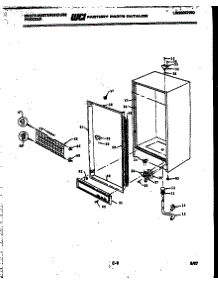 03 - Cabinet Parts parts for Frigidaire Freezer FU100JRW4 from AppliancePartsPros.com