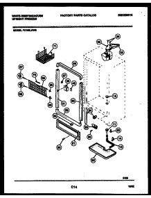 03 - Cabinet Parts parts for Frigidaire Freezer FU196LRW6 from AppliancePartsPros.com