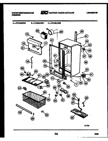 03 - Cabinet Parts parts for Frigidaire Freezer FU199LRW2 from AppliancePartsPros.com