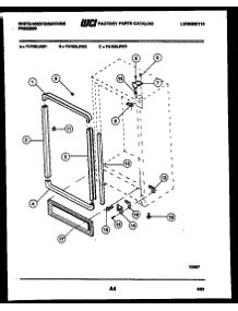 03 - Cabinet Parts parts for Frigidaire Freezer FU100LRW1 from AppliancePartsPros.com