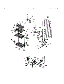 04 - Systems parts for Frigidaire Freezer FU161JRW2 from AppliancePartsPros.com