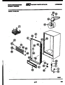03 - Cabinet Parts parts for Frigidaire Freezer FU196LRW4 from AppliancePartsPros.com