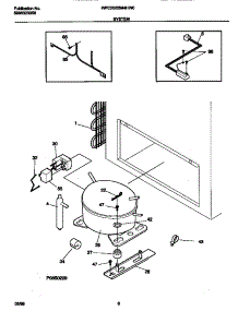 04 - System parts for Frigidaire Freezer WFC25M4HW0 from AppliancePartsPros.com