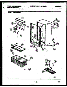 03 - Cabinet Parts parts for Frigidaire Freezer WFU20F5AW2 from AppliancePartsPros.com