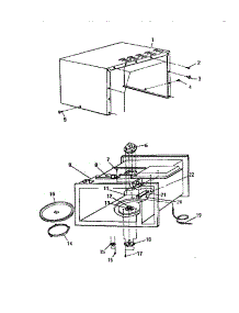 06 - Basic Body parts for Frigidaire Microwave KM450HXM from AppliancePartsPros.com