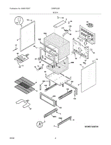 05 - Body parts for White Westinghouse Range CWEF322ES4 from AppliancePartsPros.com