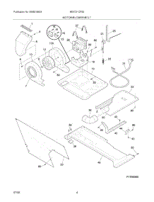 05 - Motor / Blower / Belt parts for Frigidaire Washer Dryer Combo MEX731CFS2 from AppliancePartsPros.com