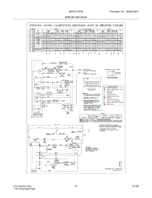 15 - Wiring Diagram parts for Frigidaire Washer Dryer Combo MEX731CFS2 from AppliancePartsPros.com