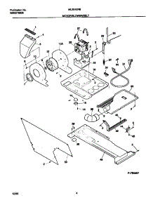 03 - Motor / Blower / Belt parts for Frigidaire Washer Dryer Combo MLXE42RBD3 from AppliancePartsPros.com