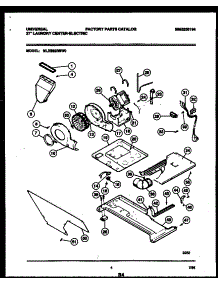 03 - Motor, Blower And Cabinet Parts parts for Frigidaire Washer Dryer Combo MLXE62RBD0 from AppliancePartsPros.com