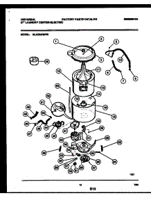 06 - Tub Detail parts for Frigidaire Washer Dryer Combo MLXE62RBD0 from AppliancePartsPros.com