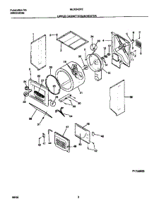 02 - Upper Cabinet / Drum / Heater parts for Frigidaire Washer Dryer Combo MLXG42REW3 from AppliancePartsPros.com