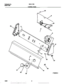 05 - Control Panel parts for Frigidaire Washer MWL111RBW2 from AppliancePartsPros.com