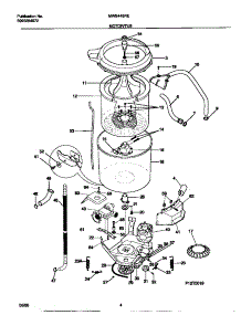 03 - Motor / Tub parts for Frigidaire Washer MWS445RES0 from AppliancePartsPros.com