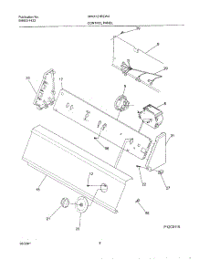 09 - Control Panel parts for Frigidaire Washer MWX121REW4 from AppliancePartsPros.com