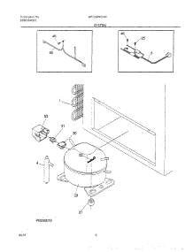 07 - System parts for White Westinghouse Freezer WFC09M3HW1 from AppliancePartsPros.com