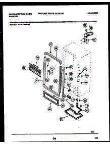 03 - Cabinet Parts parts for Frigidaire Freezer WFU17M4AW0 from AppliancePartsPros.com