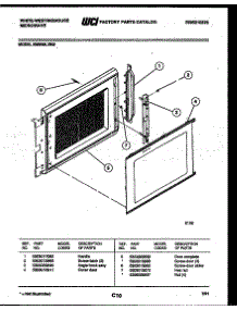 03 - Door Parts parts for Frigidaire Microwave KM935LXM5 from AppliancePartsPros.com