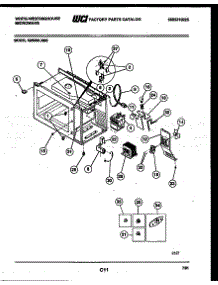 04 - Functional Parts parts for Frigidaire Microwave KM935LXM5 from AppliancePartsPros.com