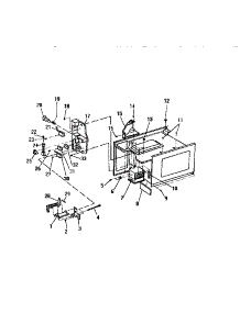03 - Lock Mechanism parts for Frigidaire Microwave KM170HXM from AppliancePartsPros.com