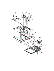 06 - Basic Body parts for Frigidaire Microwave KM170HXM from AppliancePartsPros.com