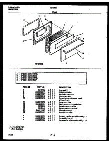 06 - Door Parts parts for Frigidaire Range GF300ND6 from AppliancePartsPros.com