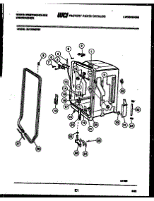 04 - Broiler Drawer Parts parts for Frigidaire Range GF201KXW2 from AppliancePartsPros.com