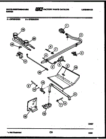 04 - Burner, Manifold And Gas Control parts for Frigidaire Range GF300HXW3 from AppliancePartsPros.com