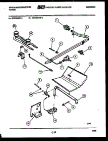 04 - Burner, Manifold And Gas Control parts for Frigidaire Range GF470HXD4 from AppliancePartsPros.com