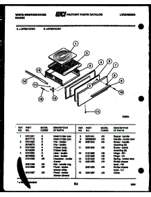 04 - Broiler Drawer Parts parts for Frigidaire Range GF501KXD0 from AppliancePartsPros.com