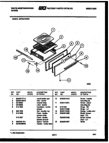 04 - Broiler Drawer Parts parts for Frigidaire Range GF501KXW3 from AppliancePartsPros.com