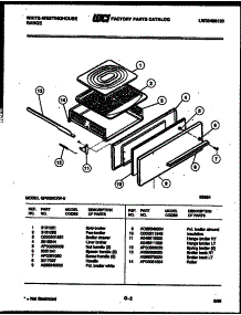 04 - Broiler Drawer Parts parts for Frigidaire Range GF606KXW0 from AppliancePartsPros.com