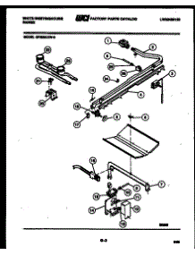 05 - Burner, Manifold And Gas Control parts for Frigidaire Range GF606KXW0 from AppliancePartsPros.com