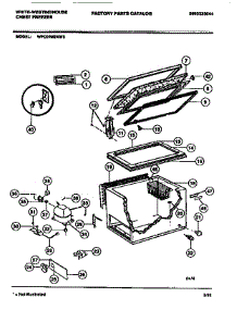 02 - Chest Freezer Parts parts for Frigidaire Freezer WFC07M2AW0 from AppliancePartsPros.com